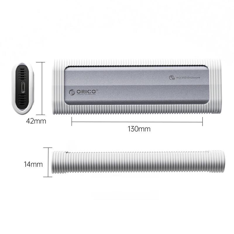 Orico NVMe M.2 SSD Box, Type-C 3.2 External Drive Enclosure.