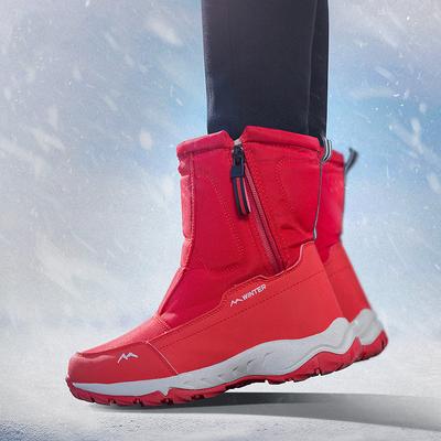 Женские уличные зимние новые зимние ботинки, утепленная теплая зимняя обувь, нескользящая водонепроницаемая короткая хлопковая обувь