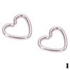 1 Pair Titanium Steel Nose Studs Lip Heart-shaped Ear Star Body Piercing Fashion Accessory Creative Gift Fashion Modern Earrings