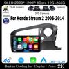9 lnch Android 14 для Honda Stream 2 2006-2014 автомобильный радиоприемник мультимедиа видеоплеер 4G GPS Carplay Автомагнитола стерео