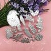 Bird Leaf Metal Cutting Dies DIY Craft Carbon Steel Embossing Template Stencil Paper Scrapbooking for Card Die Cuts Mold