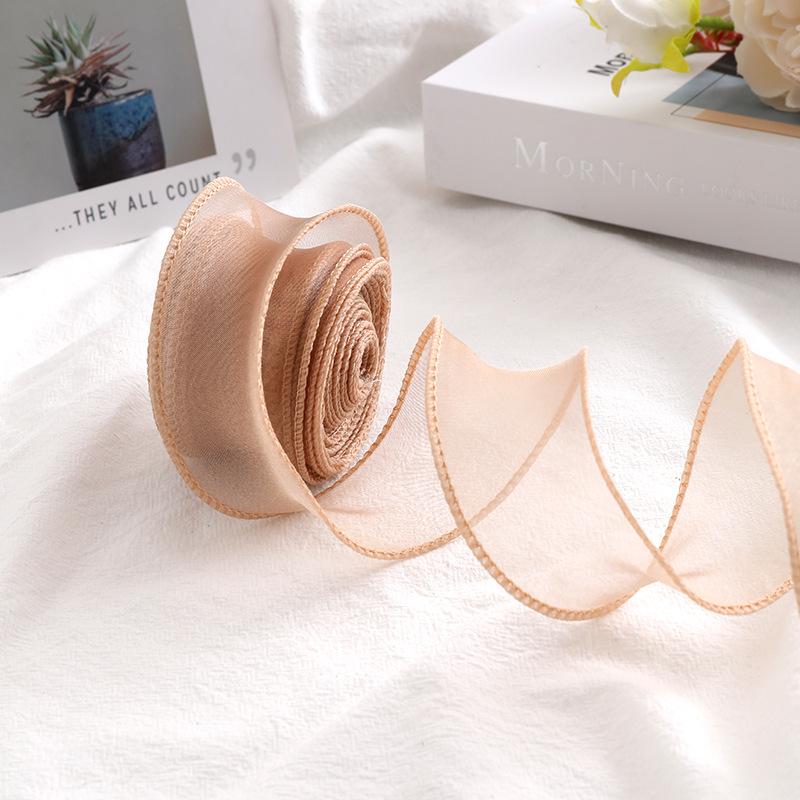 6 см простая лента «рыбий хвост» для букетов, тортов и поделок своими руками