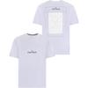 STONE ISLAND Мужская футболка с логотипом, с круглым вырезом, с коротким рукавом, топы, фиолетовая K1S1521002RC-S0137-V0088