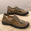 Summer Men's Casual Shoes Large Size Breathable Mesh Casual Sneakers Sandals for Men Mens Leather Sandals