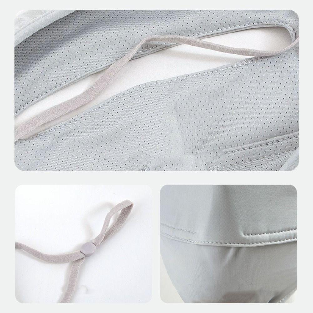 Sunscreen Face Scarf Ice Silk Mask Face Mask Face Gini Mask Adjustable Face Cover Cycling