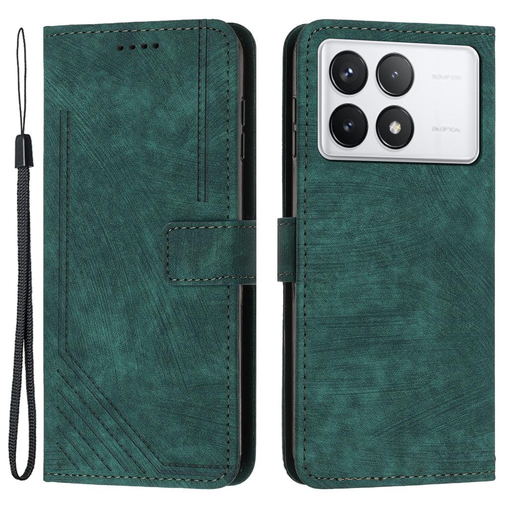 Для Xiaomi Poco F6 Pro 5G/Redmi K70 5G/K70 Pro 5G Чехол для телефона Кожаный откидной чехол-кошелек