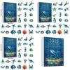 Christmas Countdown Calendar With Marine Animal Acrylic Ornaments For Holiday Decor