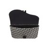 Dior Embossed Logo Aluminum Buckle Flap Closure Oblique Print Color Block Grain Leather Clutch Men clutch Beige Black 2ADCA436YKS-H27E