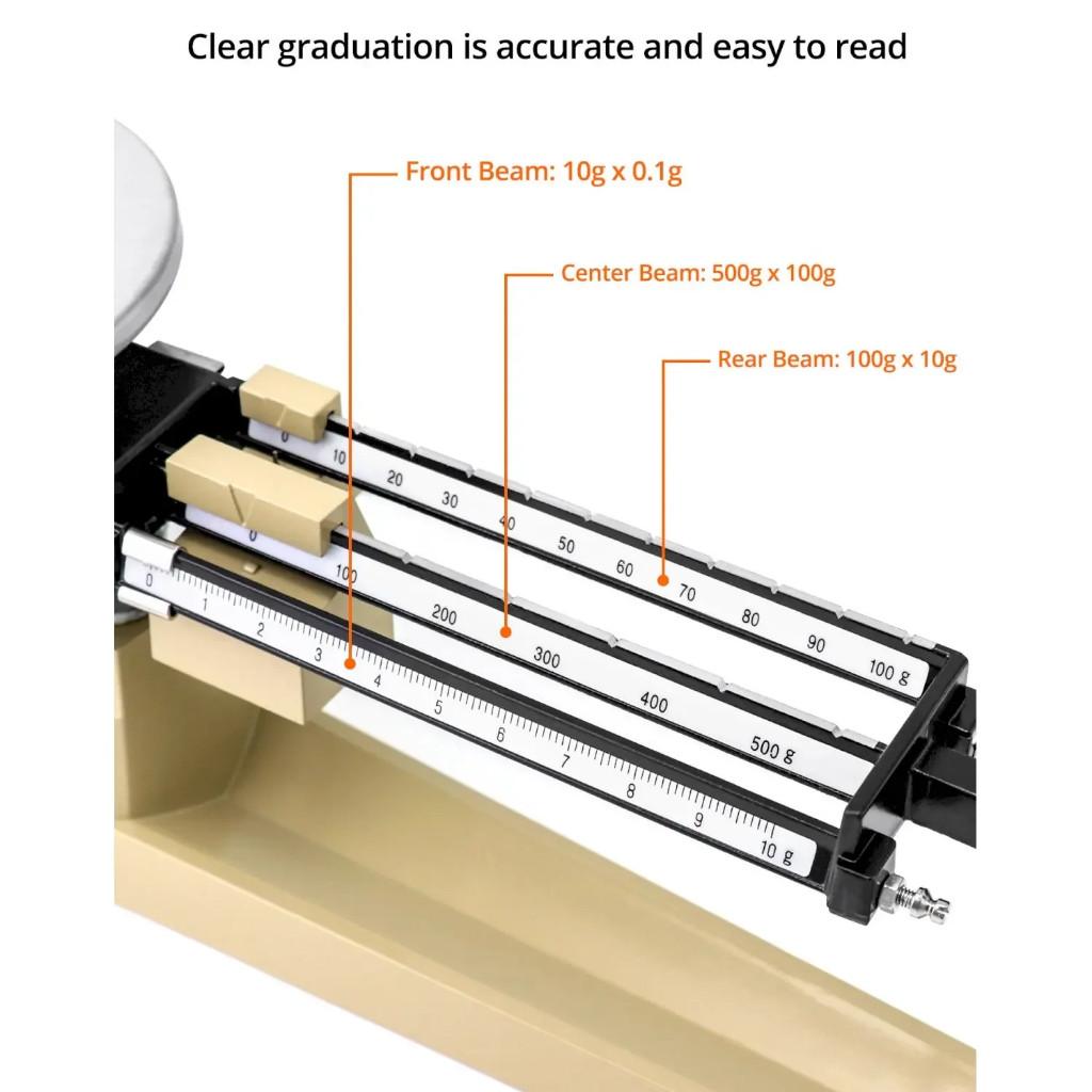 Лабораторные тройные весы-балансир Профессиональный высокоточный измерительный инструмент