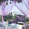 6m Ceiling Drapes Stage Backdrop Ceremony Reception Hanging Decor Arch Roof Decor Hotel Decoration