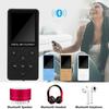 Portable Bluetooth Mp3 Player Mini Music Players Support 32gb Micor Sd /tf Card Fashion Sports Walkman With 3.5mm Earphones