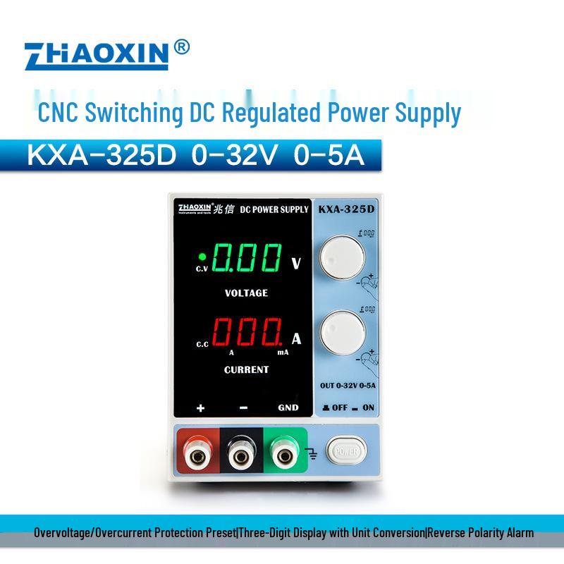 ZHAOXIN Adjustable DC Power Supply with Reverse Connection Alarm & Battery Charger Protector