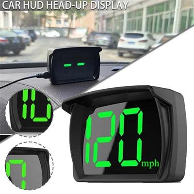 Цифровой GPS-спидометр, автомобильный HUD-монитор, проекционный дисплей Beidou, двойной чип, измеритель скорости, миль в час, км/ч