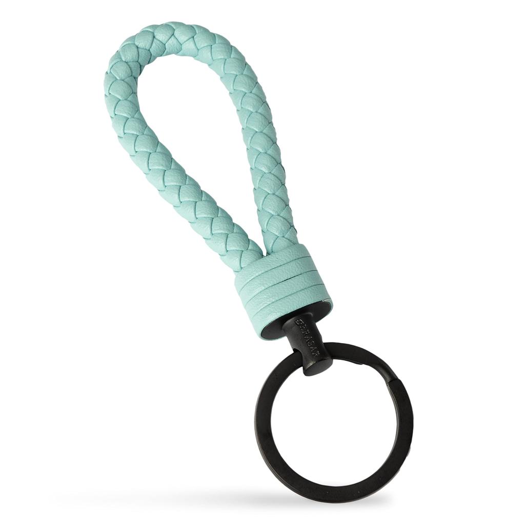 Брелок для ключей SERASAR из полиуретана с брелоком для ключей из нержавеющей стали "Strong", дополнительное маленькое кольцо