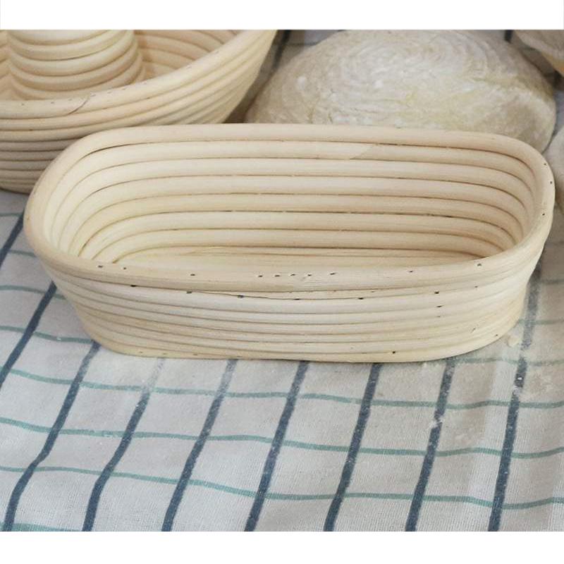 Корзина для расстойки хлеба из натурального ротанга, контейнер для хранения закваски для хлеба, кухонный органайзер, принадлежности для выпечки, формы для выпечки