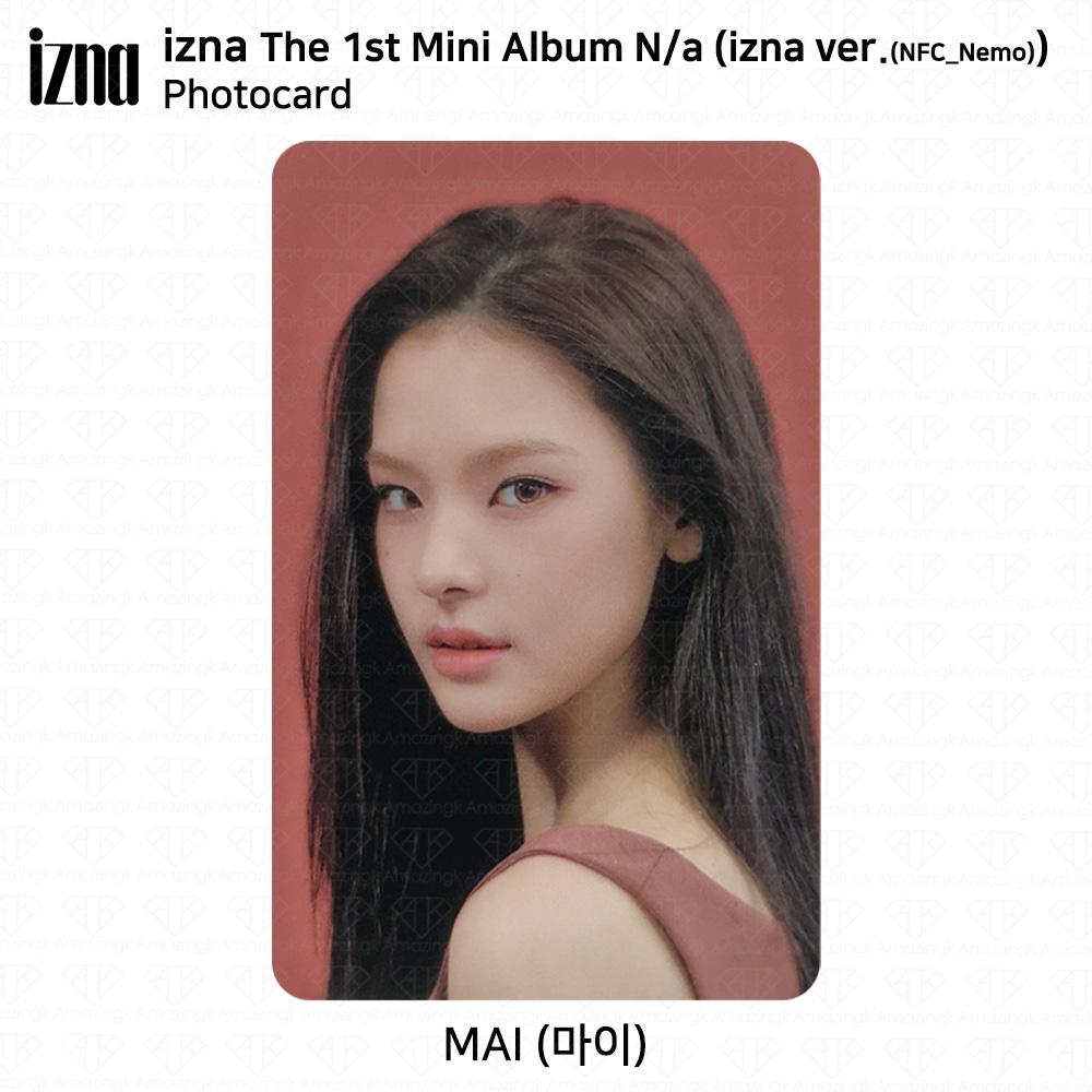 izna Первый мини-альбом N/a NFC_Nemo ver Official Selfie Photocard ID Card KPOP