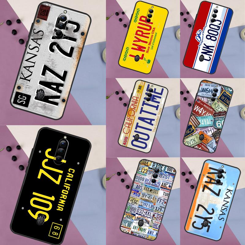 Supernatural License Plate Case For Nubia Red Magic 6 7 8 9 10 Pro 6S 7S Pro 5G 6R RedMagic 8S 9S 8 9 10 Pro Plus Cover