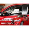 Déflecteurs d'air - J&amp;J AUTOMOTIVE - Toyota Hilux 8 - Fumé - Installation facile - Acrylique renforcé