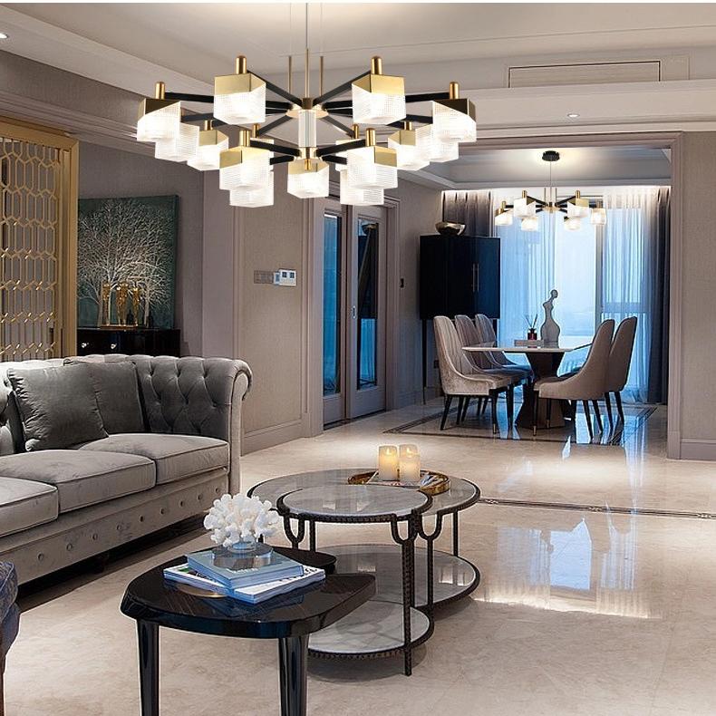 Светодиодная хрустальная люстра для гостиной, потолочный светильник, потолочная люстра, ресторан, люстра, потолочный светильник для спальни