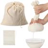 Cotton Gauze Kitchen Items Reusable Tofu Cheese Filter Cloth Butter Milk Coffee Filter Tools Nut Milk Bags Food Yogurt Strainer