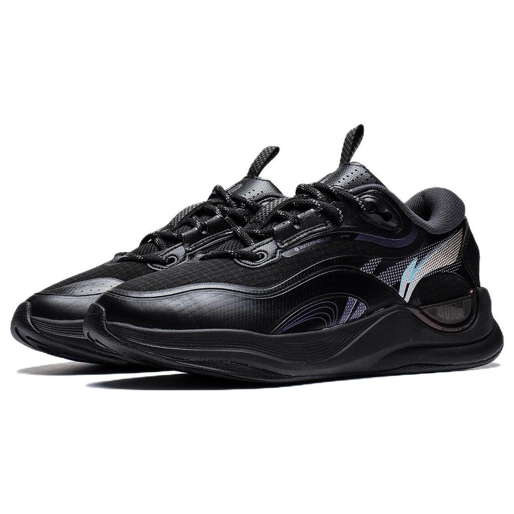 Li Ning Cloud Extreme Легкие Пружинящие Низкие Спортивные Повседневные Кроссовки Женские Черные AGLS108-1