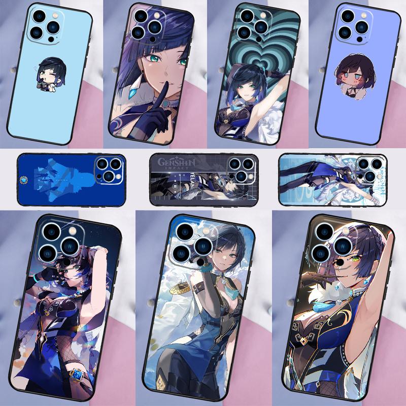 Чехол Yelan Genshin Impact для Oppo A16 A96 A76 A17 A18 A60 A80 A40 A38 A58 A78 A98 A94 A74 A54 A15 A57 A77 A5 Pro