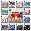 3D Christmas Printed Bedding Cover Suit with Pillowcase Home Textiles 2/3 Pcs Bedclothes Duvet Covers