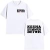 Kesha Live in The UK 2026 Tshirts House of Kesha Fan Gift Tshirt Women Men pure Cotton Tees  Fashion Graphic Printing Tops y2k