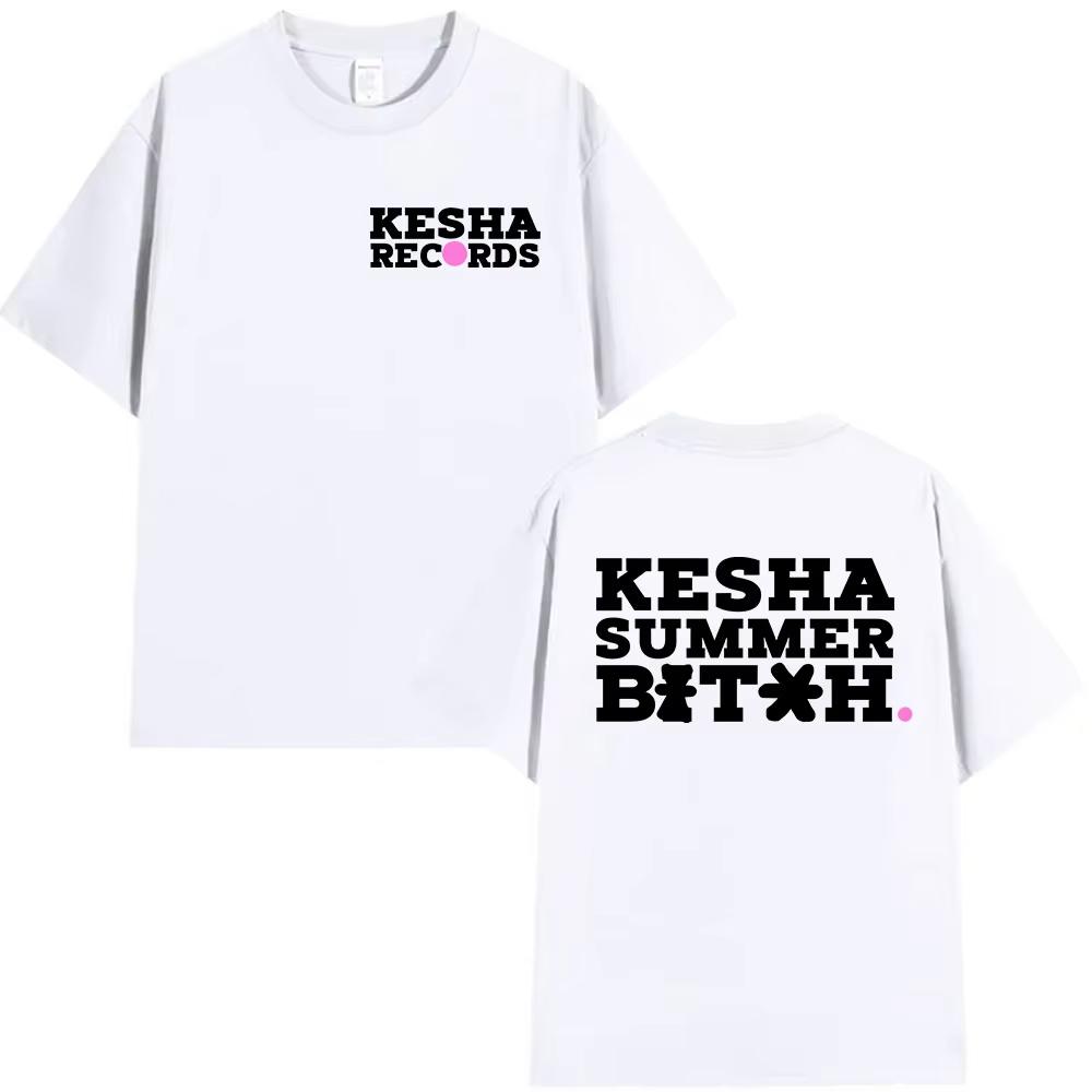 Kesha Live in The UK 2026 Tshirts House of Kesha Fan Gift Tshirt Women Men pure Cotton Tees Fashion Graphic Printing Tops y2k