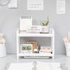 Practical Storage Rack Detachable Multi-Function Modern Hollow Storage Shelf for Dresser