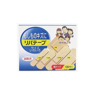 Лента Riva Tape A13 полупрозрачная 5 размеров 100 листов