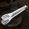 Onlycook 304 Stainless Steel Multifunctional Tongs for Steak, Barbecue, Food, Bread, Extended And Thickened Heat-Resistant Tongs