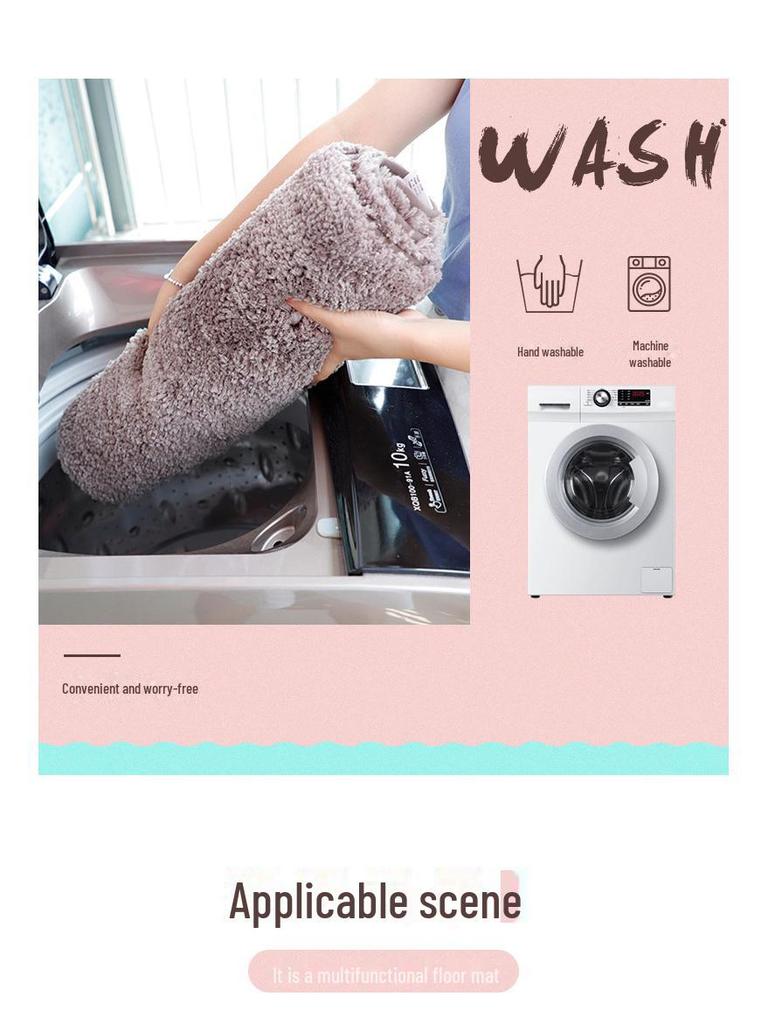 Ультрамягкий теплый нескользящий впитывающий коврик для ванной комнаты