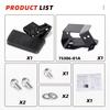 ZSRacing-Retractable Back Rear Bumper Foot Step Bed Step Aluminum Alloy For Dodge Ram 1500 2500 3500 1500 Classic TBS001