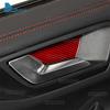 Real Soft Carbon Fiber Sticker For Ford Focus MK4/Focus ST 2019 2020 2021 2022 2023 2024 2025 LHD Car Door Inner Bowl Frame