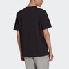 Adidas Originals Drop Shoulder Sleeve T Shirt Unisex Black H09063