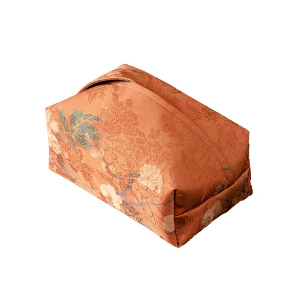 Exquisite Tissue Box Chinese Napkin Case Desktop Decorate Facial Tissue Cover Desktop