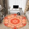 1pc Kaleidoscope Pattern Chair Carpet for Office, Non-slip, Soft and Durable Office Rug for  Decoration, Perfect for Office yy251229196