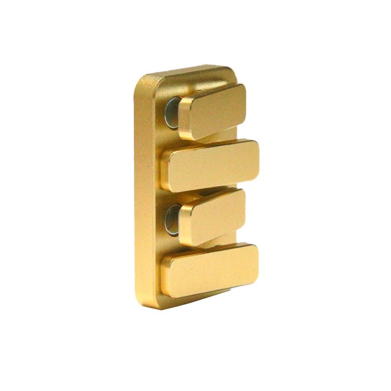 4 Клавиши Пианино Фиджет Кликер Фиджет Слайдер СДВГ Металлические EDC Фиджет Игрушки Игрушки для Офисного Стола Игрушки для Снятия Тревоги и Стресса Подарок для Взрослых