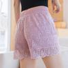 Женские защитные брюки для летней одежды, антибликовые кружевные шорты, тонкие леггинсы больших размеров