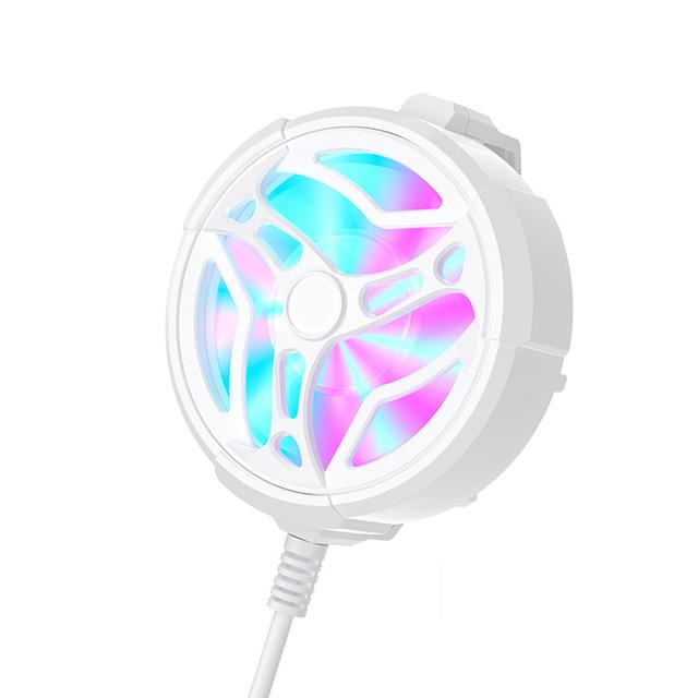 Универсальный RGB мини-вентилятор охлаждения телефона USB-радиатор Turbo Hurricane игровой кулер инструменты для iPhone Samsung Xiaomi Redmi Huawei Nova