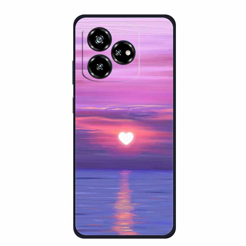 Чехол для телефона ZTE Axon 60 Lite Задняя крышка Ударопрочный Черный Силиконовый Мягкий Funda Для ZTE Axon 60 Lite Blade V60 Чехол Coque