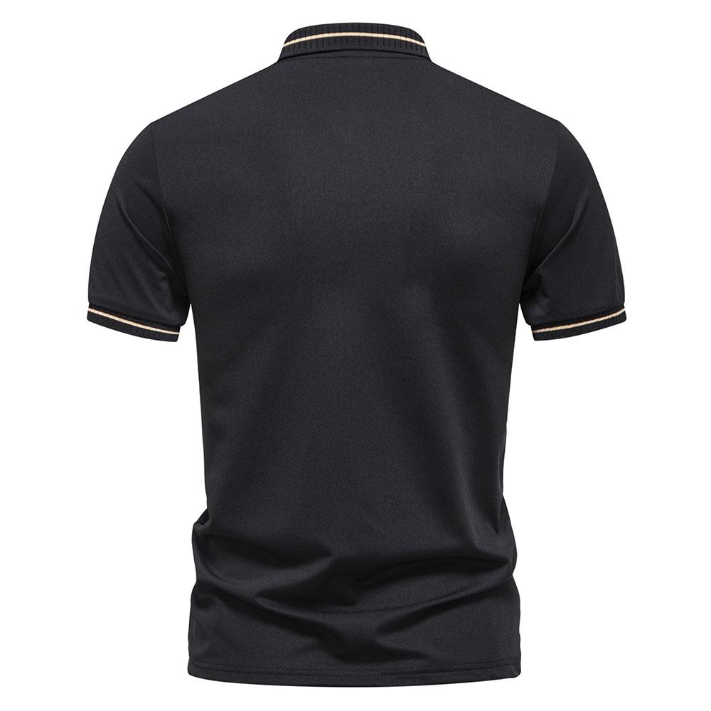 CARTELO Летняя новая спортивная повседневная футболка с вышитыми лацканами 2025 года, влагоотводящая и потоотводящая рубашка-поло
