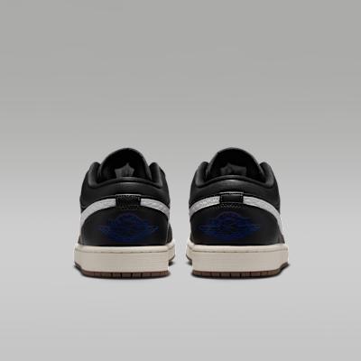 Jordan Air Jordan 1 Vintage Basketball Shoes Unisex Low Top Black Whit
