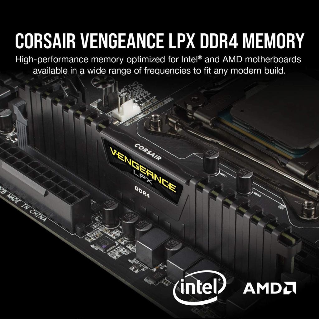 CORSAIR 2022 Limited Model Desktop PC Memory VENGEANCE LPX Series 32 ГБ x CMK32GX4M2C3200C18 DDR4-3200 МГц [16 ГБ 2]
