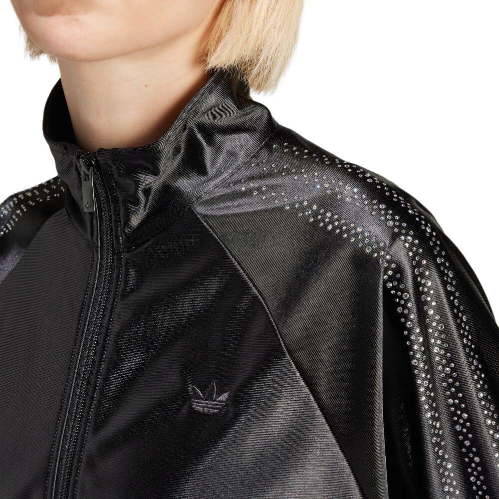 (WMNS) Спортивная кофта adidas с декором '3 полоски' Азиатский размер S 'Черный' Женская IT9664