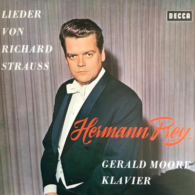 Виниловая пластинка HERMANN PREY GERALD MOORE Lieder Von Richard Strauss SXL21083 Decca 1964 Германия Классика Б/у