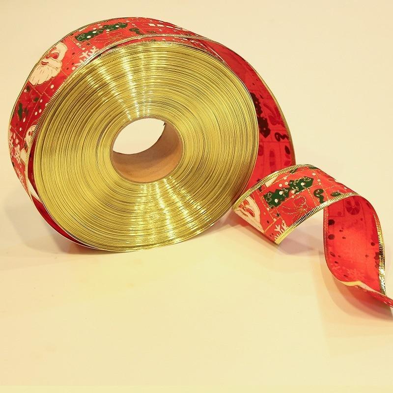 4 ШТ./Рождественская декоративная лента Рождественская елка декоративная лента Завязка Лента для украшения подарочной коробки