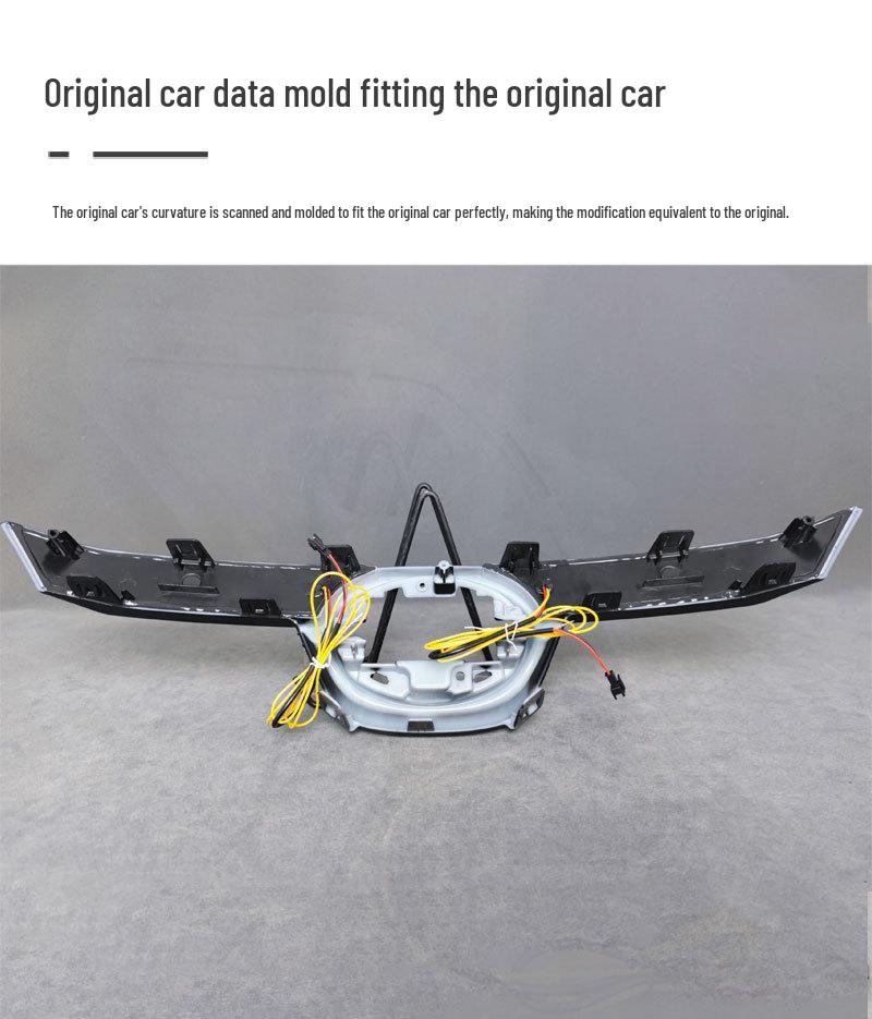 Светодиодная подсветка передней решетки для Toyota Levin 19-25: Модификация последовательных поворотников и дневных ходовых огней