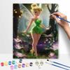 Disney digital oil painting Tinkerbell diy coloring handpainted handpainted filling home decoration gift, 130 characters precisely.